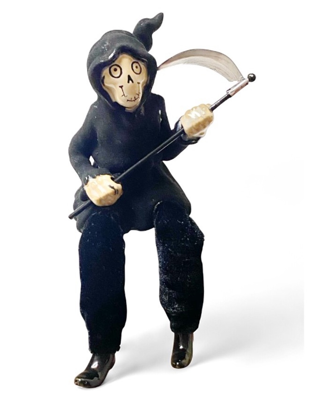 Yankee Candle Boney Bunch Grim Reaper Sitter 2011 Retired Halloween Decor
